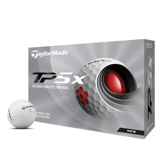 TaylorMade TP5X Urethane Golf Balls, 12 Pack
