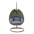 thumbnail image 3 of HomeStock Tuscan Treats Wicker Hanging Egg Swing Chair, 3 of 5