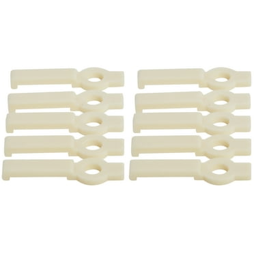 (100-Pack) Mounting Brackets Fastener Clips for 10mm LED Strip Lights
