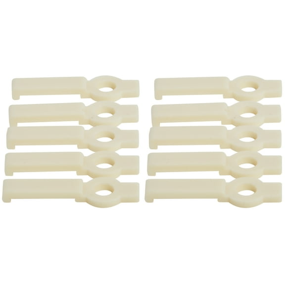 (100-Pack) Mounting Brackets Fastener Clips for 10mm LED Strip Lights