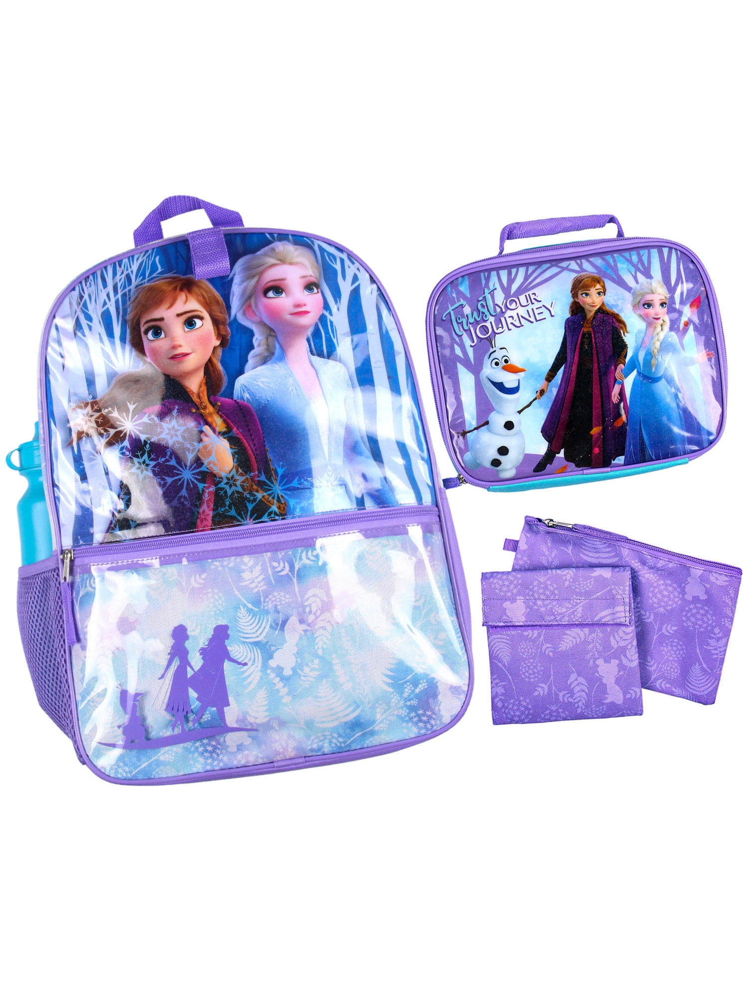 Loungefly Disney Frozen Elsa, Anna and Olaf All Over Print Backpack 16\
