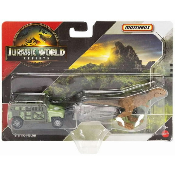 Jurassic World Rebirth Matchbox Tyranno-Hauler Die Cast Vehicle