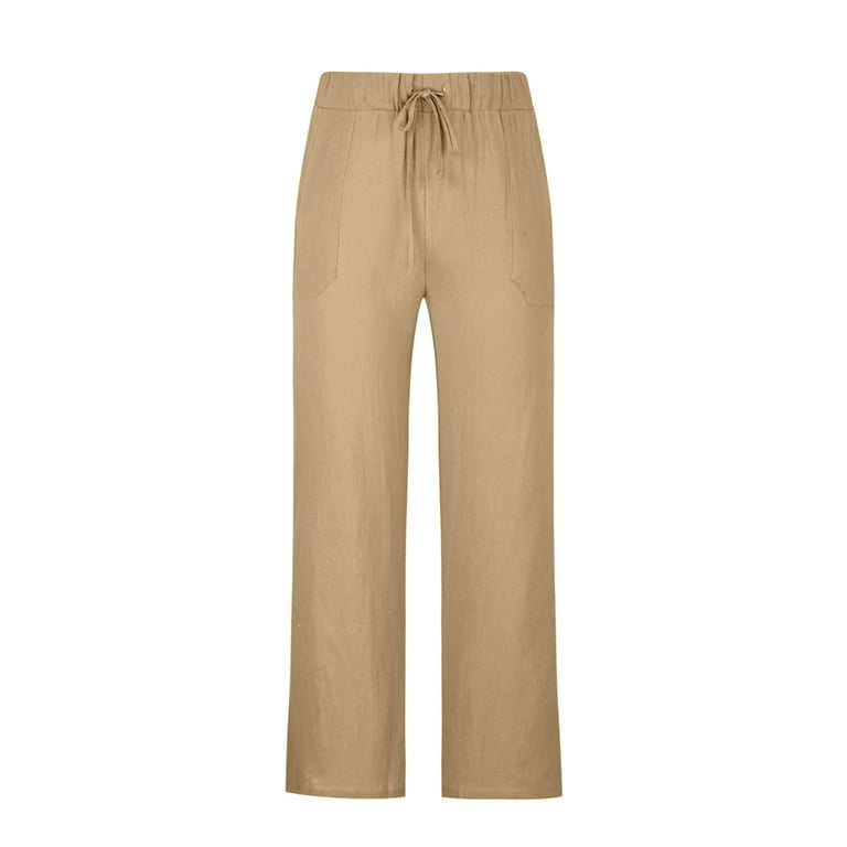 Linen Pants for Men, Beige Lounge Pants, Linen Trousers, Mans