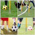 thumbnail image 3 of Shisuyan Iron Flagpole Silver For Soccer Training Coaches 2Pcs 10.0X2.7X1.6In, 3 of 8