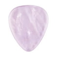 thumbnail image 2 of Exotic Plectrums - Light Amethyst Stone Guitar Or Bass Pick - 3.0 mm Ultra Heavy Gauge - 351 Shape - Specialty Handmade Gemstone Exotic Plectrum - 6 Pack, 2 of 7