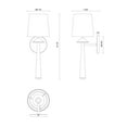 thumbnail image 5 of Alora Lighting WV497106BGWL Bridgette 18" Tall Bathroom Sconce - Brushed Gold / White, 5 of 7