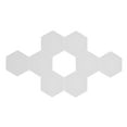 thumbnail image 1 of Panel De Pared LED Con Luces Hexagonales, 8 Juegos, Fácil De Usar, Patrones Vibrantes, Luz De Pared Hexagonal, 16 Millones De Colores ABS Para El Hogar, 1 of 7