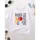 thumbnail image 1 of Girls' 100% Cotton Back-to-School Season {Letter} Print T-Shirt, Must-Have for Summer: Comfortable and Stylish!, 1 of 6