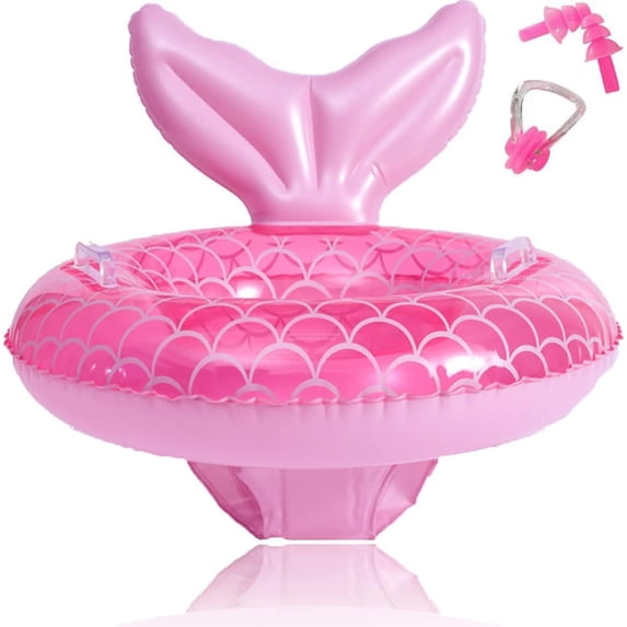 2023 New Baby Swimming Pool Floats for Toddler Kids 0-8 Years Under 44lb, Inflatable Swim Ring Water Raft with Seat for Summer Beach Outdoor Children Infant Bath Toys