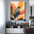 thumbnail image 2 of CozyNet Abstract Botanical Art Blending Minimal Geometric Patterns With Natural Forms Wall Art Prints With Frame Canvas Perfect for Living Room & Bedroom, Ready to Hang, Wall Decor 12"x16"in, 2 of 4