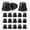 18pcs, variant on Waterproof Rubber Dust Caps Caliper Dust Seal Covers Guard For Brake Pumps Caliper Exhaust Screws Scooter Motorcycle Use