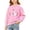 Pink-04, variant on Mitankcoo Girls Print Sweatshirt Long Sleeve Crew Neck Pullover for Casual Comfort Tops 1-7Y
