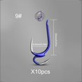 thumbnail image 4 of 10pcs Premium Japanese Double Fishing Hooks - Strong and Durable Fishing Supplies for Catching More Fish, 4 of 14