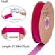 thumbnail image 2 of Rollo de cinta de satén de terciopelo rosa de un solo lado de 20 yardas × 1 pulgada, 2 of 9