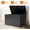 Black, variant on 90 Gallon Resin Deck Storage Box Lockable Outdoor Patio Furniture Garden Tool Container Waterproof Exterior Box
