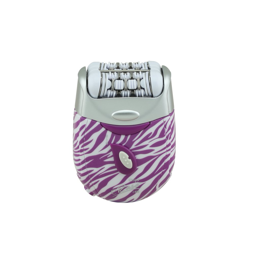 Emjoi eRase 60Disc Precision Hair Removal Epilator Purple Zebra