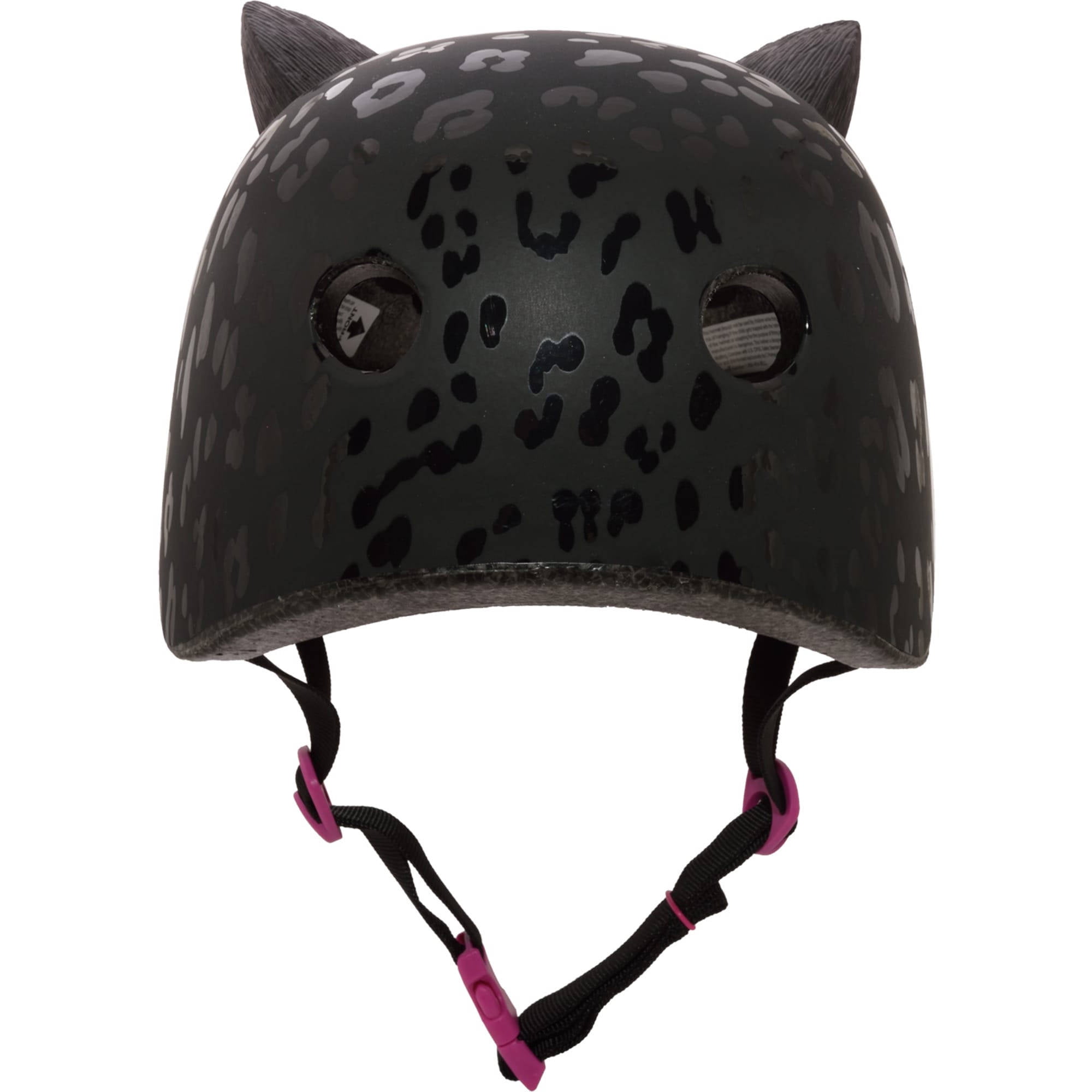 Krash! Leopard Kitty 3D Multisport Helmet, Black, Youth 8+ (54-58cm)
