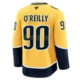 thumbnail image 3 of Men's Fanatics Ryan O'Reilly Yellow Nashville Predators Home Premium Jersey, 3 of 4