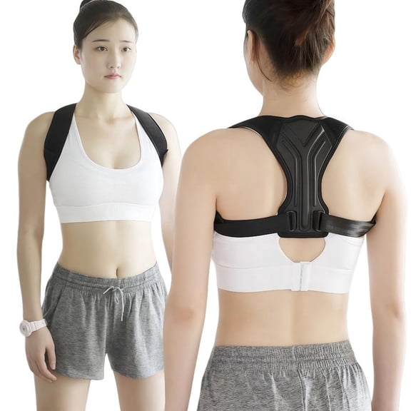 Posture Corrector for Men and Women, Adjustable Back Brace Straightener, Breathable Shoulder, Neck, Clavicle & Mid-Back Support, Relieve Slouching, Hunching, and Back Pain