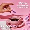 thumbnail image 2 of Sweet'N Low Zero-Calorie Sweetener | Contains Saccharin, Sugar Substitute, Keto, Vegan, Gluten-Free | Great for Cooking, Baking, Coffee, Tea, Hot/Cold Beverages | 100 Packets (Pack of 2), 2 of 5