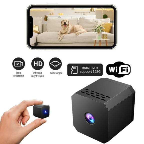FHD 1080P Mini Camera Home Wireless WiFi Remote Monitor Security Smart Cam IR Night Vision DVR