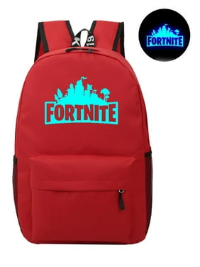 product image game fortnite battle royale backpack luminous fortnite school bags red - star lord backpack fortnite