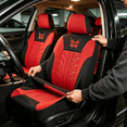 thumbnail image 5 of NIZELUK Full Set of Universal Car Seat Covers, Embroidered Car Seat Protector, Interior Accessories for Cars, Waterproof & Stylish Seat Covers for Vehicles, 5 of 6