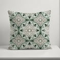 thumbnail image 5 of Creative Products Faded Gray Green Medallions 18x18 Indoor / Outdoor Pillow, 5 of 9