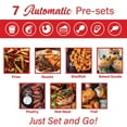 thumbnail image 4 of Brentwood Extra Large 1400 Watt 5 Quart Electric Digital Air Fryer with Temperature Control in Black, 4 of 7