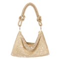 thumbnail image 1 of Bolso de mano plateado NEWROGENG con diamantes de imitación para mujer fiesta graduación club boda, 1 of 5