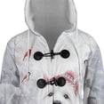 thumbnail image 4 of Playful West Highland White Terrier Welcomes Winter Snowy Day with Cardinal Bird All Over Print 3D Hooded Duffle Toggle Coat Westie Westy Dog Lover - 2017, 4 of 6