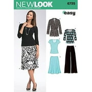 New Look Sewing Pattern 6735 Misses Separates, Size A (10-12-14-16-18-20-22)