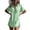 A1 Light green, variant on Cotton Linen Tops for Women Short Sleeve Rolled Cuffed Short Sleeve Hawaiian Shirt Elegent Tops Summer Lounge Outfits Business Work Comfy Tees Plus Size Shirt Plain Office Blouse Pullover