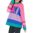thumbnail image 3 of Fall Winter Women Long Sleeved Letter Print Knit Sweater Pullover, 3 of 4