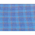 thumbnail image 3 of Light weight Suiting shades of blue plaids TWEED Fabric 58" [2601], 3 of 5