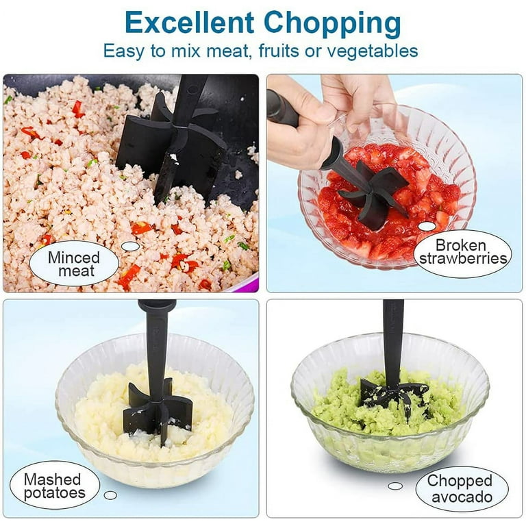OXO Good Grips Ground Meat Chopper,Black