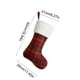 thumbnail image 3 of Calcetines De Poliéster Calcetín navideño grande de 42 cm (16,53") para decoración de chimenea, color burdeos, 1 unidad Rkxzt, 3 of 7