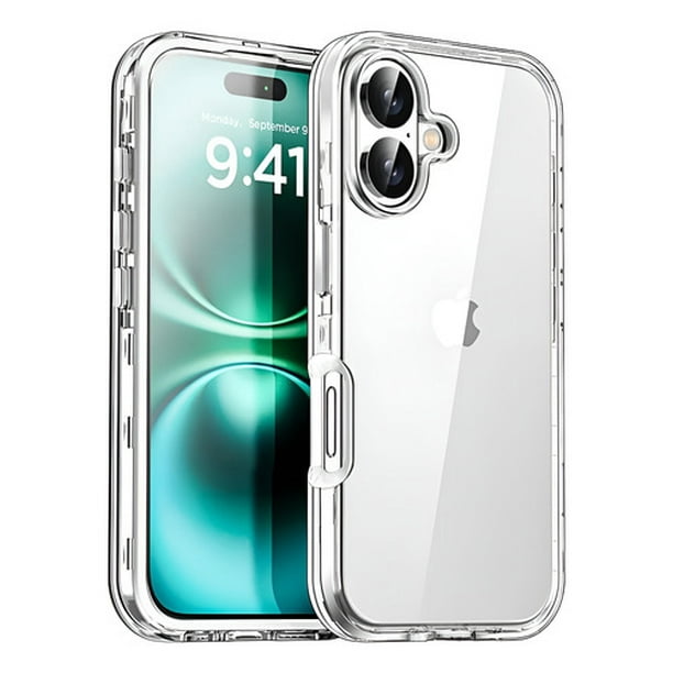 Funda Para iPhone 16 Plus Antishock Clear Case Anticaídas Transparente Antishock Clear