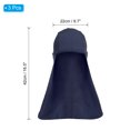 thumbnail image 2 of Uxcell Sun Shade Hat Neck Shade, 3 Pack Cooling Skull Cap Fishing Hats for Hiking, Navy Blue, 2 of 6