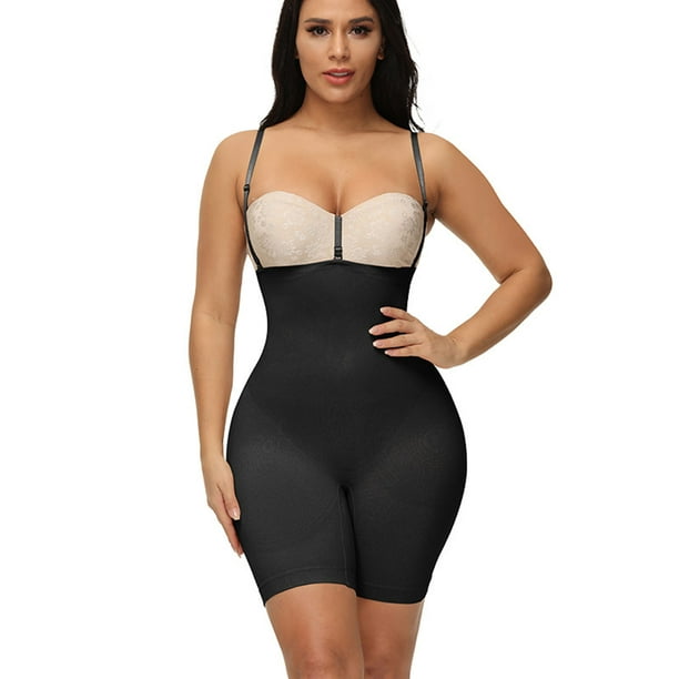 Women Body Shaper Tummy Control Butt Lifter Bodysuit Post Surgery Firm  Control Compression Garment (Color : Black, Size : Small) at  Women's  Clothing store