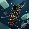 thumbnail image 4 of DistinctInk Hybrid (Acrylic / TPU) Clear Slim Fit Case for Apple iPhone 13 Pro MAX (6.7" Screen) - "Vibrant Christian Crosses in Minimalistic Pattern", 4 of 8
