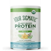 Four Sigma Foods Inc. Plant-Based Protein W/ Superfoods Sweet Vanilla Can 21.16 Ounce