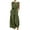 Green, variant on Summer Jumpsuits for Women Trendy Cotton Linen Outfits Loose Wide Leg Palazzo Cropped Pants Lounge Beach Romper with Pockets