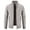Beige, variant on Herrnalise Men's Fashion Autumn And Winter Stand Collar Sweater Casual Fleece Jacket Beige
