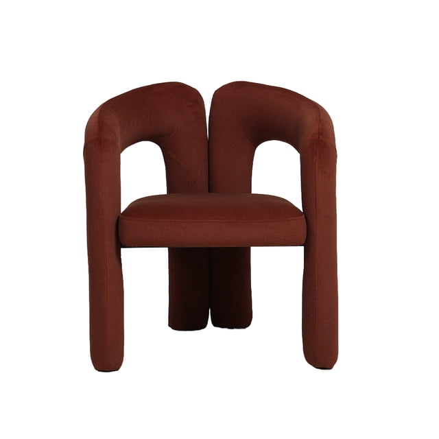 Ilios Innova | Sillón Minimalista Terracota Arcus 1 Plaza, Diseño Ergonómico, Tapizado Suave al Tacto, Bastidor Metálico Reforzado, Estilo Moderno para Sala o Recámara