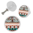 thumbnail image 2 of 4 Pcs Flower Knobs for Kitchen Cabinet Cupboard Dresser Bookcase Drawer Pulls Handles Round Home Decor, 2 of 5