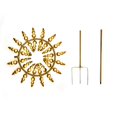 thumbnail image 2 of Diconna Metal Wind Spinner Outdoor 3D Magical Kinetic Windmill with Stake, 2 of 9