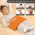 thumbnail image 4 of Heating Pad, Wet and Dry Heating Blanket for Back, Neck, Shoulders, Abdomen with Controller, Soft Flannel Dark Gray, 30 X 60 cm, 4 of 5