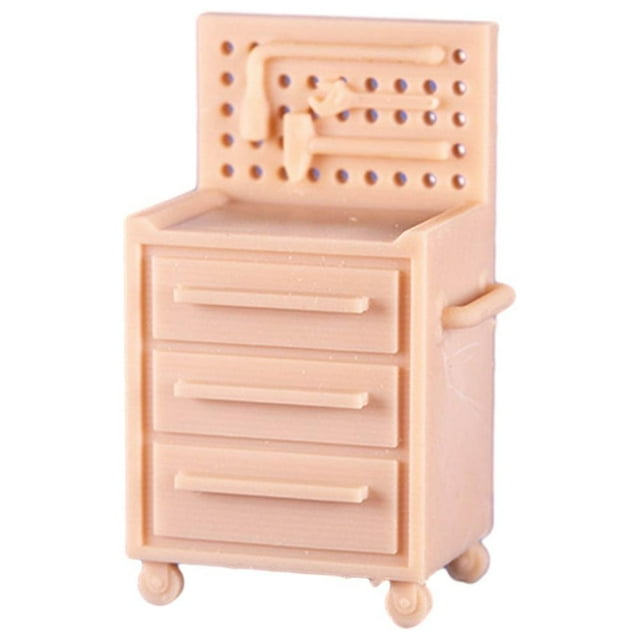 Outil de Réparation Auto pour Armoire 1/64 Artisanat Résine Petit Modèle pour Dioramas Projets DIY Planche Armoire Mobile