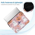 thumbnail image 2 of FORMRS 13"-13.3" Laptop Sleeve Protective Case Soft Carrying Quilted Computer Bag Cover, Cartoon Halloween Ghosts, 2 of 7
